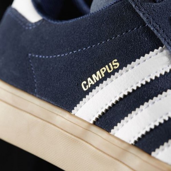 Adidas Campus Vulc Adv 2.0 Homme Collegiate Navy/Footwear White/Gum Originals Chaussures NO: BB8522