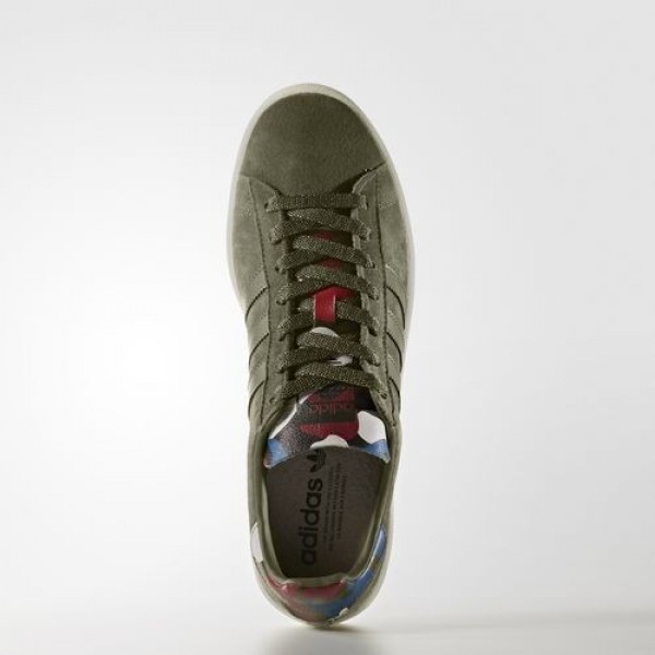 Adidas Campus Homme Olive Cargo/Core Blue Originals Chaussures NO: BB0077