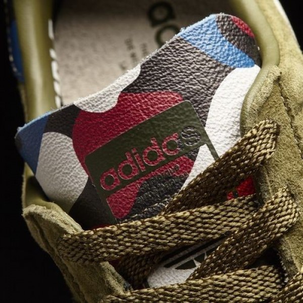 Adidas Campus Homme Olive Cargo/Core Blue Originals Chaussures NO: BB0077