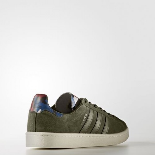 Adidas Campus Homme Olive Cargo/Core Blue Originals Chaussures NO: BB0077