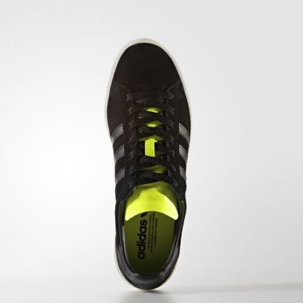 Adidas Campus Homme Core Black/Solar Yellow Originals Chaussures NO: BB0082