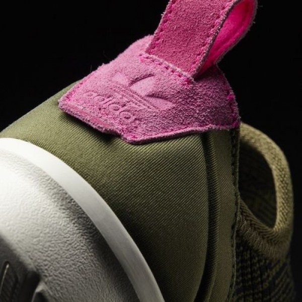 Adidas Zx Flux Adv Virtue Femme Olive Cargo/Core Black/Shock Pink Originals Chaussures NO: BB2316