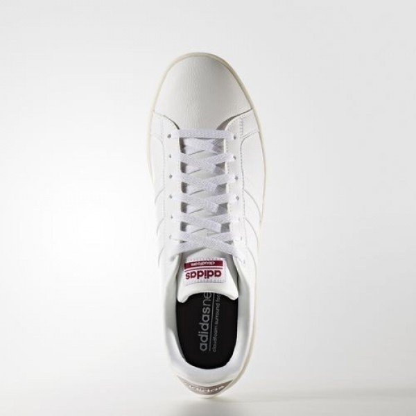 Adidas Cloudfoam Advantage Femme Footwear White/Collegiate Burgundy neo Chaussures NO: AW3924