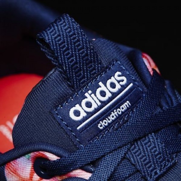 Adidas Cloudfoam Lite Racer Femme Mystery Blue/Footwear White/Shock Red neo Chaussures NO: AW4037