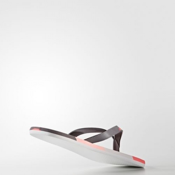 Adidas Tong Eezay Striped Femme Trace Grey/Haze Coral/Easy Coral Natation Chaussures NO: S80425