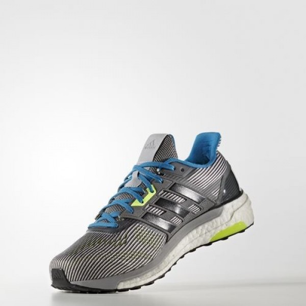 Adidas Supernova Homme Vista Grey/Core Black/Unity Blue Running Chaussures NO: BA9933