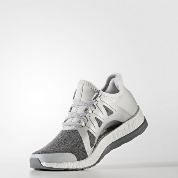 Adidas Pure Boost Xpose Femme Clear Grey/Silver Metallic/Mid Grey Running Chaussures NO: BB1734
