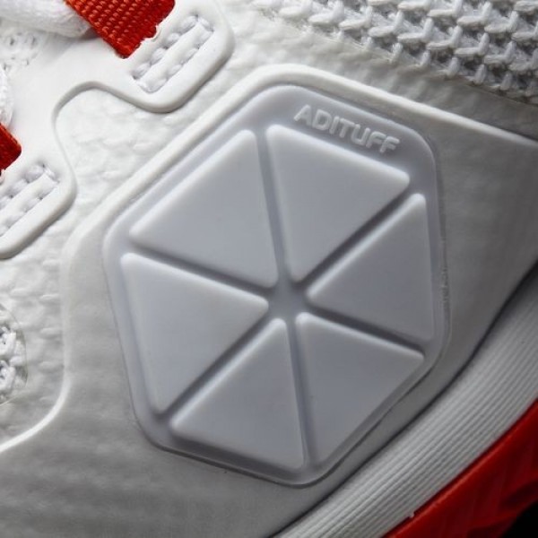 Adidas Barricade 2017 Clay Homme Footwear White/Dark Grey Heather Solid Grey/Energy Tennis Chaussures NO: BA9102