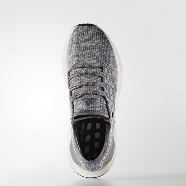 Adidas Pure Boost Homme Grey/Dark Grey Heather Solid Grey/Clear Grey Running Chaussures NO: BA8900
