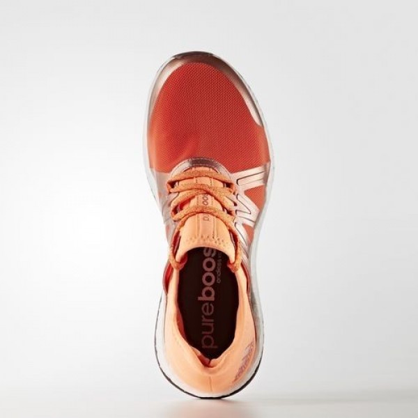 Adidas Pure Boost Xpose Femme Energy/Glow Orange/Maroon Running Chaussures NO: BB1731
