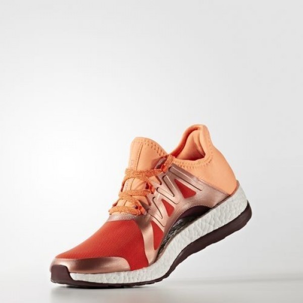 Adidas Pure Boost Xpose Femme Energy/Glow Orange/Maroon Running Chaussures NO: BB1731