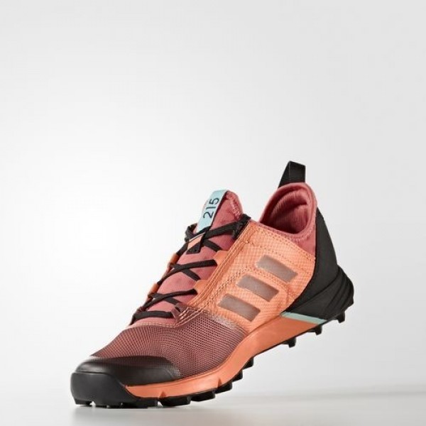 Adidas Terrex Agravic Speed Femme Tactile Pink/Core Black/Easy Orange Chaussures NO: BB1962