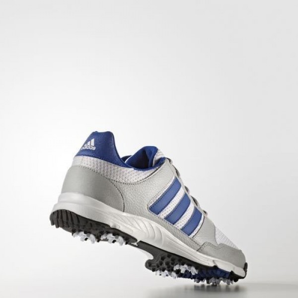 Adidas Tech Response Homme Ftwr White / Collegiate Royal / Clear Onix Golf Chaussures NO: Q44883