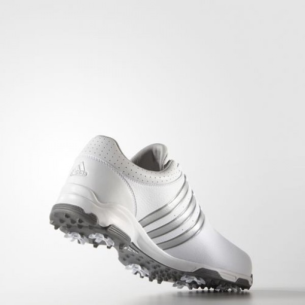 Adidas 360 Traxion Wd Homme Footwear White/Silver Metallic/Dark Silver Metallic Golf Chaussures NO: F33432