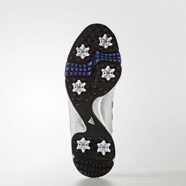 Adidas Tech Response Homme Ftwr White / Collegiate Royal / Clear Onix Golf Chaussures NO: Q44883
