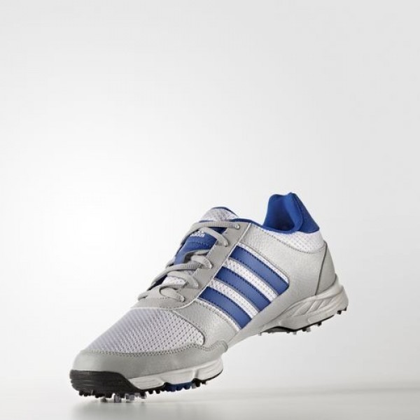 Adidas Tech Response Homme Ftwr White / Collegiate Royal / Clear Onix Golf Chaussures NO: Q44883