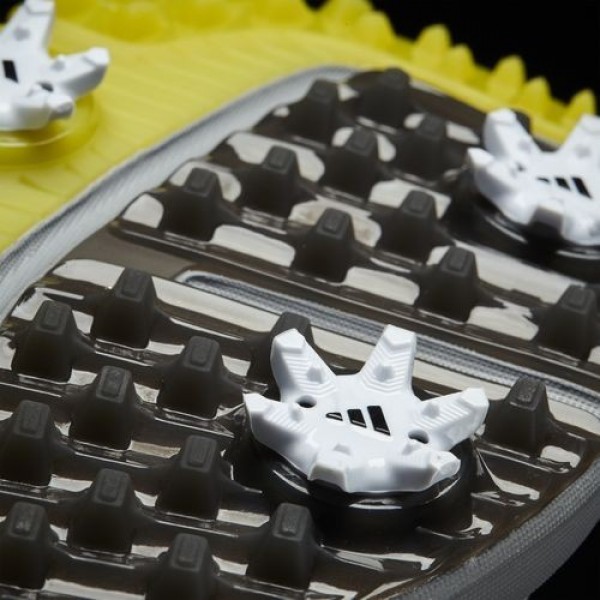 Adidas Adipower Boost 3 Homme Footwear White/Carbon/Vivid Yellow Golf Chaussures NO: Q44759