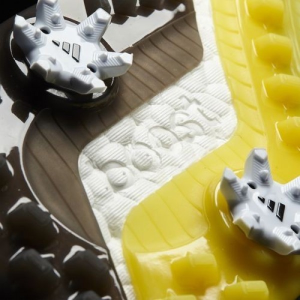 Adidas Adipower Boost 3 Homme Footwear White/Carbon/Vivid Yellow Golf Chaussures NO: Q44759