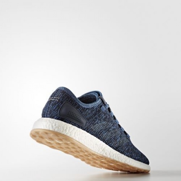Adidas Pure Boost Homme Core Blue/Linen/Night Navy Running Chaussures NO: BA8896