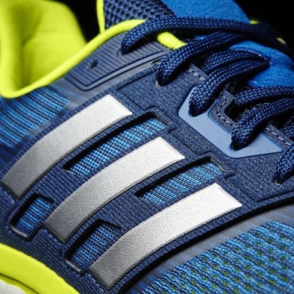 Adidas Supernova Homme Blue/Silver Metallic/Solar Yellow Running Chaussures NO: BB6037