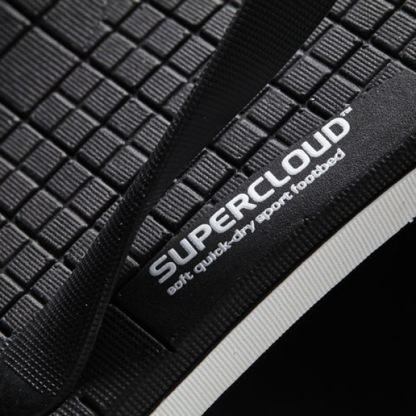 Adidas Tong Eezay Cloudfoam Homme Core Black/Footwear White Natation Chaussures NO: AQ6117