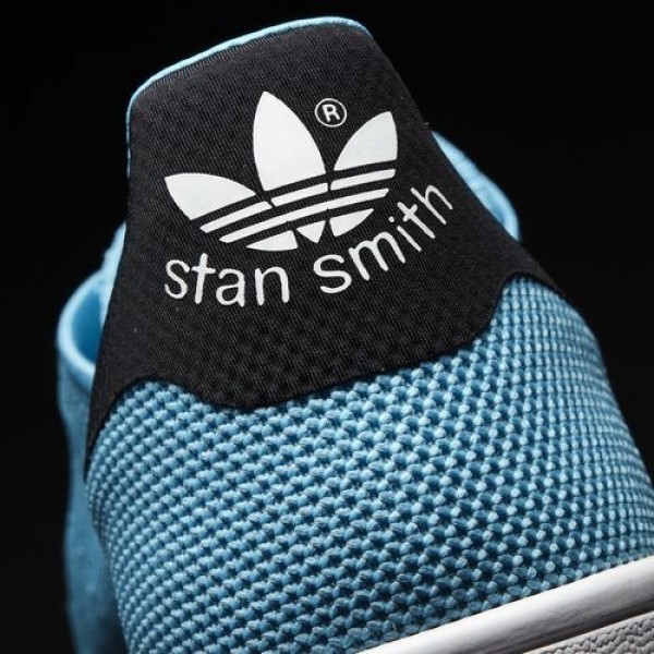 Adidas Stan Smith Homme Bright Cyan/Core Black Originals Chaussures NO: BB0063
