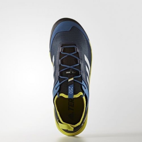 Adidas Terrex Swift Solo Homme Core Blue/Chalk White/Unity Lime Chaussures NO: BB1993