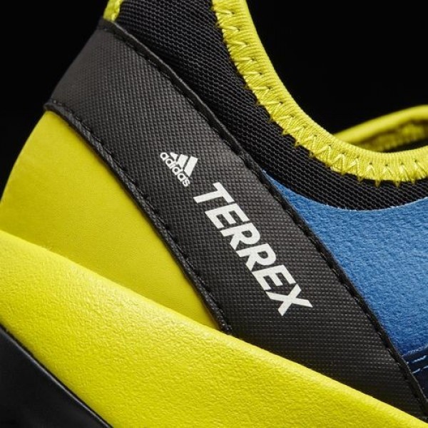 Adidas Terrex Swift Solo Homme Core Blue/Chalk White/Unity Lime Chaussures NO: BB1993