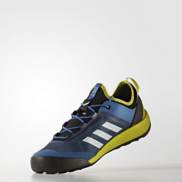 Adidas Terrex Swift Solo Homme Core Blue/Chalk White/Unity Lime Chaussures NO: BB1993