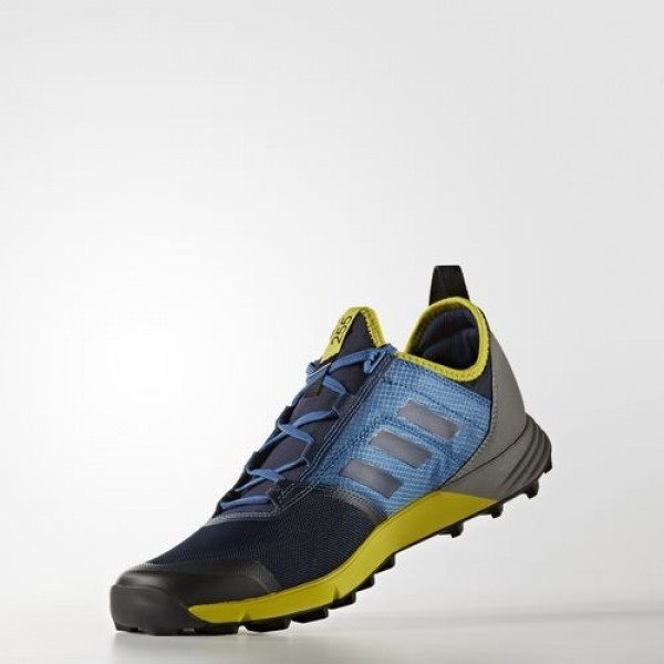 Adidas Terrex Agravic Speed Homme Collegiate Navy/Core Blue/Unity Lime Chaussures NO: BB1958