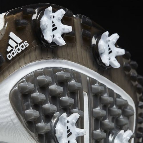 Adidas Adipower Boost 3 Homme Footwear White/Silver Metallic/Core Black Golf Chaussures NO: Q44756