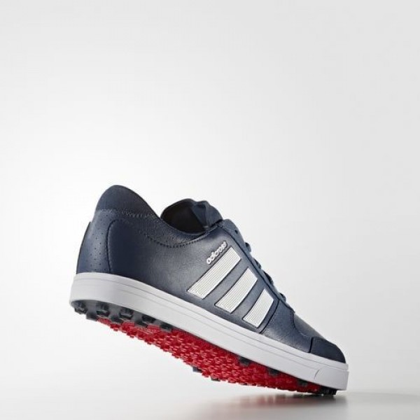 Adidas Adicross Gripmore 2.0 Homme Mineral Blue/Footwear White/Ray Red Golf Chaussures NO: F33462