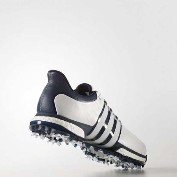 Adidas Tour360 Boost Homme Footwear White/Dark Slate/Silver Metallic Golf Chaussures NO: Q44822