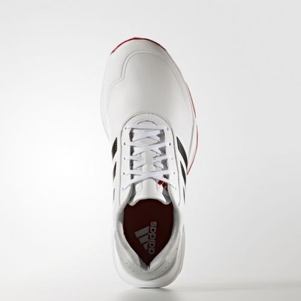 Adidas Adipower Bounce Wide Homme Footwear White/Core Black/Scarlet Golf Chaussures NO: Q44788