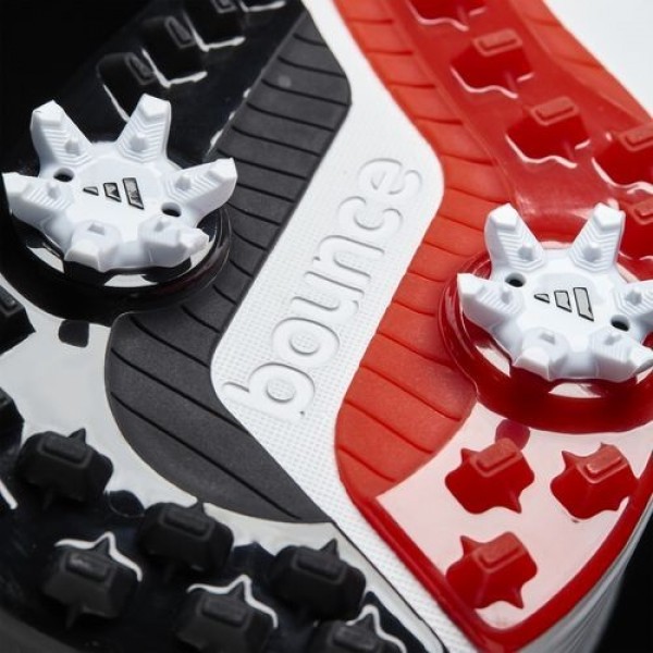 Adidas Adipower Bounce Wide Homme Footwear White/Core Black/Scarlet Golf Chaussures NO: Q44788