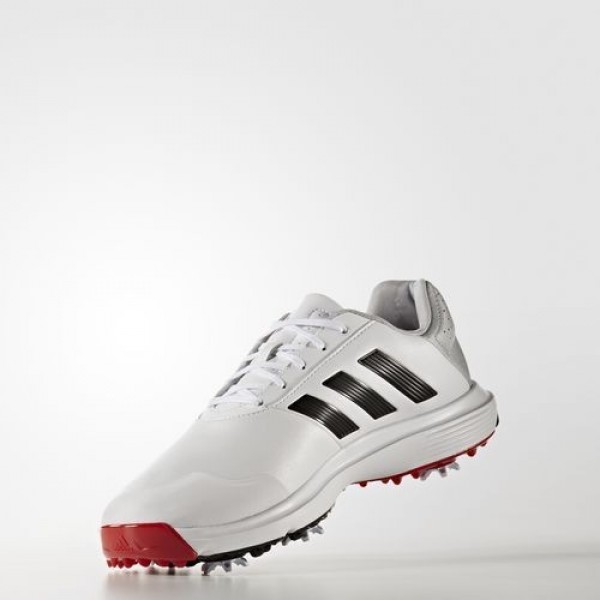 Adidas Adipower Bounce Wide Homme Footwear White/Core Black/Scarlet Golf Chaussures NO: Q44788
