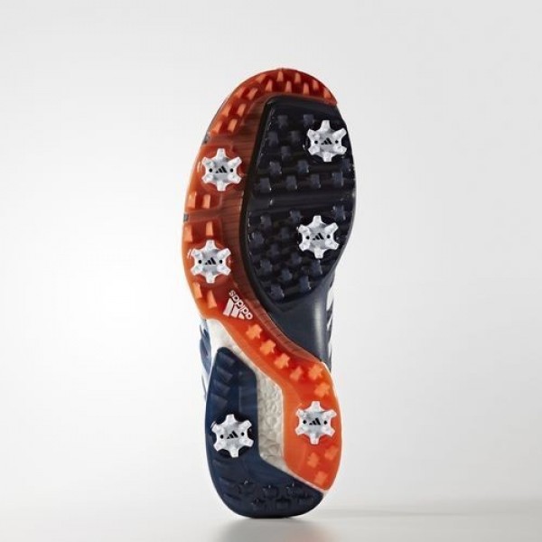 Adidas Powerband Boa Boost Wide Homme Footwear White/Dark Slate/Energy Golf Chaussures NO: Q44775