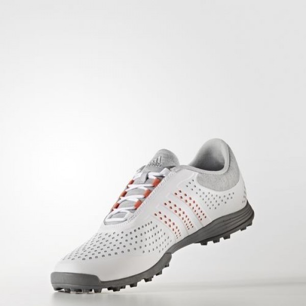 Adidas Adipure Sport Femme Light Grey Heather/Easy Coral/Dark Silver Metallic Golf Chaussures NO: Q44739