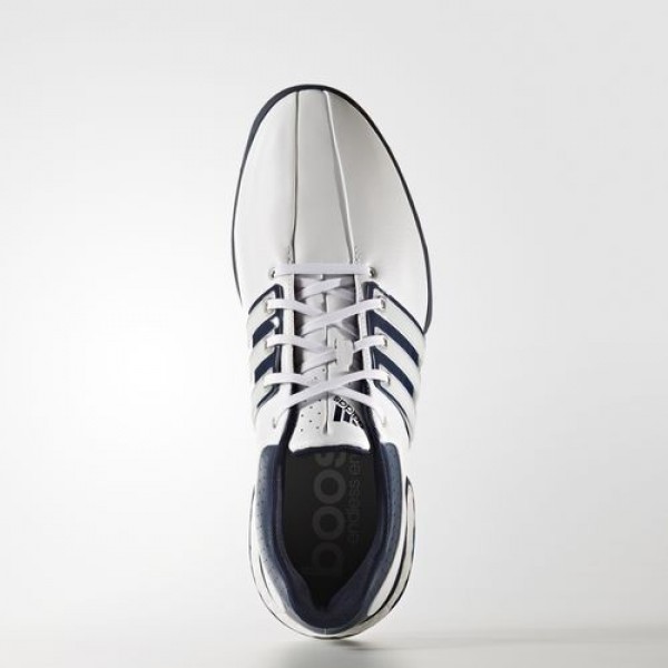Adidas Tour360 Boost Wide Homme Footwear White/Dark Slate/Silver Metallic Golf Chaussures NO: Q44830