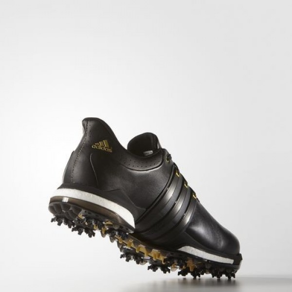 Adidas Tour 360 Boost Wide Homme Core Black/Gold Metallic Golf Chaussures NO: F33262