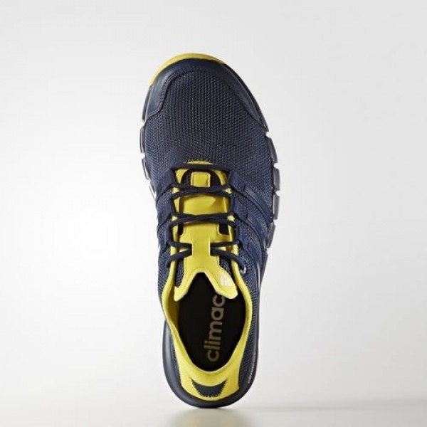 Adidas Climacool St Homme Mystery Blue / Mystery Blue / Vivid Yellow Golf Chaussures NO: F33528