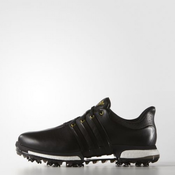 Adidas Tour 360 Boost Wide Homme Core Black/Gold M...