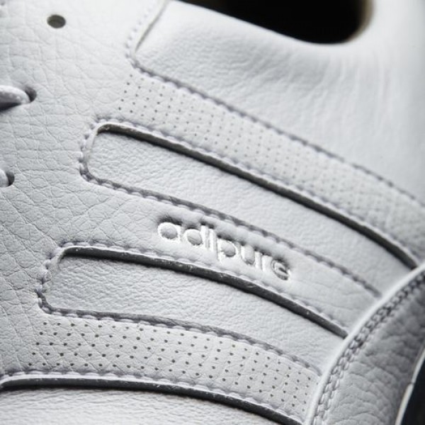 Adidas Adipure Classic Homme Footwear White/Silver Metallic Golf Chaussures NO: Q44677