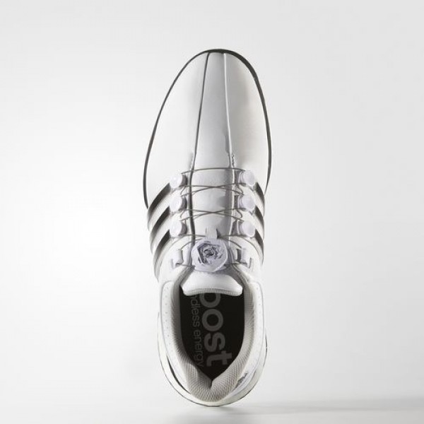 Adidas Tour 360 Boa Boost Homme Footwear White/Core Black/Dark Silver Metallic Golf Chaussures NO: F33409