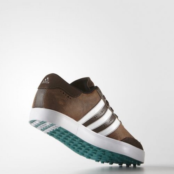 Adidas Adicross V Wd Homme Brown/Footwear White/EQT Green Golf Chaussures NO: F33428