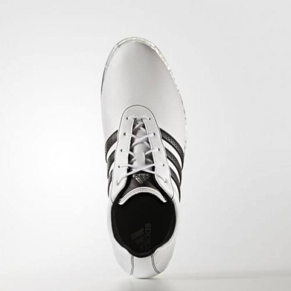 Adidas Adipure Flex Wide Homme Footwear White/Core Black/Silver Metallic Golf Chaussures NO: F33456
