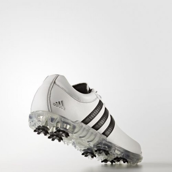 Adidas Adipure Flex Wide Homme Footwear White/Core Black/Silver Metallic Golf Chaussures NO: F33456