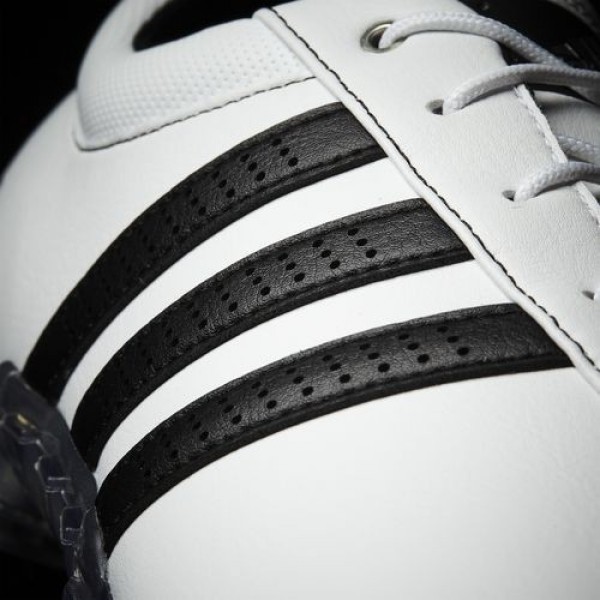 Adidas Adipure Flex Wide Homme Footwear White/Core Black/Silver Metallic Golf Chaussures NO: F33456