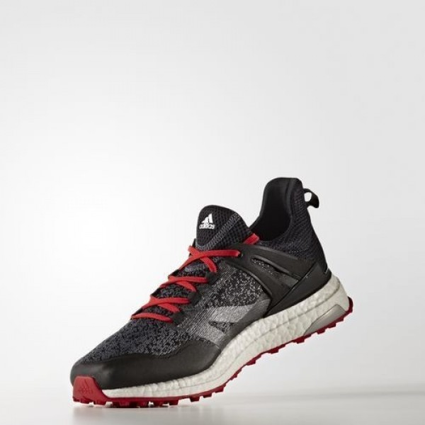 Adidas Crossknit Boost Homme Core Black/Onix/Scarlet Golf Chaussures NO: Q44684