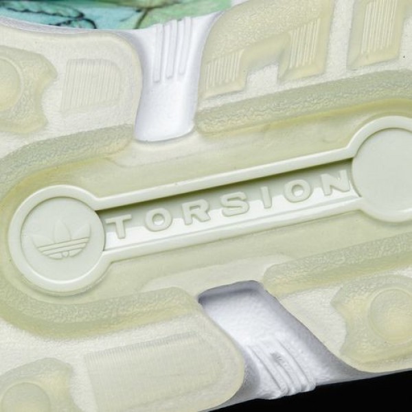 Adidas Zx Flux Femme Footwear White/Linen Green Originals Chaussures NO: BA7644